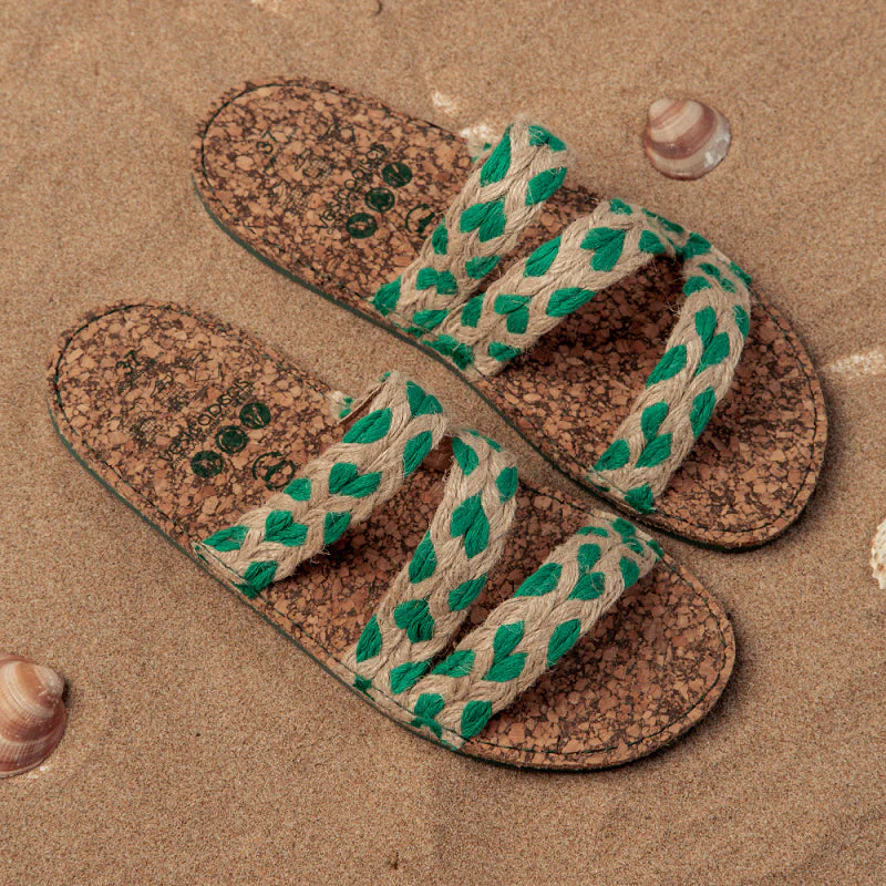 Sandales Marguerite Vertes - Image 6